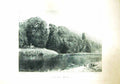 Original Old Antique Print Seymour Murray View Cliefden Woods Trees Lake