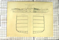 Old Antique Print Ship Building Profile Plan S.S. Austral Midship Section