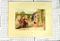 Original Old Antique Print John Gilbert Come Away Death Twelfth Night Theatre