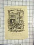 Original Old Antique Print Engraving Scene Tragic Death Jacob Van Ardevelt