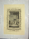 Old Antique Print Duke Queensferry Dover Act Union Queen Anne Engraving