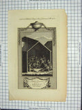 Original Old Antique Print Scene Religious Ceremony People Guinea Engraving