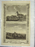Antique Print Ref.12 Walpoole Church St. Pancrass Middlesex Hornsey England