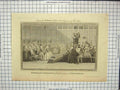 Original Old Antique Print Marriage Ceremony Protestants Amsterdam Hurd