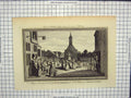 Old Antique Print Custom Observed Lutherans Holland Whitsuntide Religion