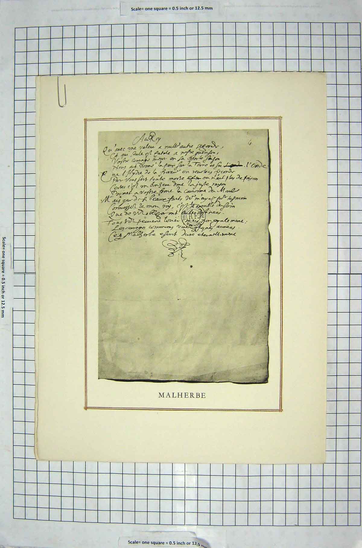 Original Old Antique Print Le Doux Parler De France Malherbe Esprit Chamfort
