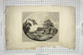 Antique Old Print Ref.950 1801 View Windsor Forest London England Engraving