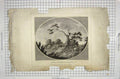 Original Old Antique Print 1801 View Windsor Forest London Houses Horse Cart