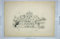 Original Old Antique Print St. Cross Hampshire Transition Norman Architecture