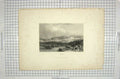 Old Antique Print View Hebron Mountains Houses Niven Bradshaw Engraving