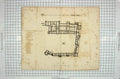 Old Antique Print 1820 Plan Ground Floor Upper Ward Windsor Castle London 19th