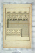 Old Antique Print 1812 Monument Sir William Fitz-Williams Chapel Windsor 19th
