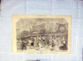 Original Old Antique Print 1877 Ball Masque L'Opera Costumes Dancing Stablo