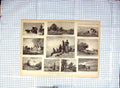 Old Antique Print 1876 Cancalaises Neige Chemin Amsterdam Honfleur People 19th