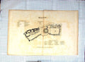 Original Old Antique Print Plan Lower Ward Round Tower Windsor Castle London