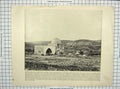 Antique Old Print Rachel'S Tomb Bethlehem Palestine Promenade Nice France