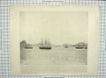 Original Old Antique Print Harbour Rio Janeiro Brazil Ships Temple Kioto Japan