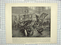 Original Old Antique Print Napoleon Carriage Versailles Church St. Mark Venice