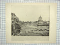 Old Antique Print View Nassick India Government House Calcutta Building