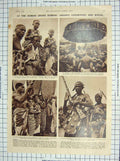 Original Old Vintage Print 1947 Kumasi Durbar Ashanti Natives Trinity College