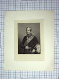 Original Old Antique Print Portrait General Sir Henry Havelock K.C.B.