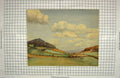 Original Old Vintage Print 1943 Art Painting Colour Mountains Trees The Off
