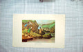 Original Old Vintage Print 1970 Clark Engraving Salmon Fishing Men River Alken