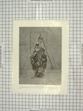 Original Old Antique Print Hindu Asceticism Urdhamukhi Sadhus Gyan Gudri Rags