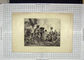 Original Old Antique Print Napoleon Gallery 1895 Siers War Montereau Horse 19th