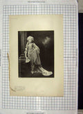 Original Old Antique Print Colour St. Paul'S Dramatic Gallery Lady 19th Century