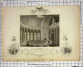 Original Old Antique Print Interior House Representatvies Washington America