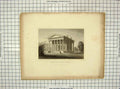 Old Antique Print Residence Russell Middleton Connecticut America Fenner