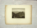 Original Old Antique Print View Mount Washington Mountains Engraving Cole