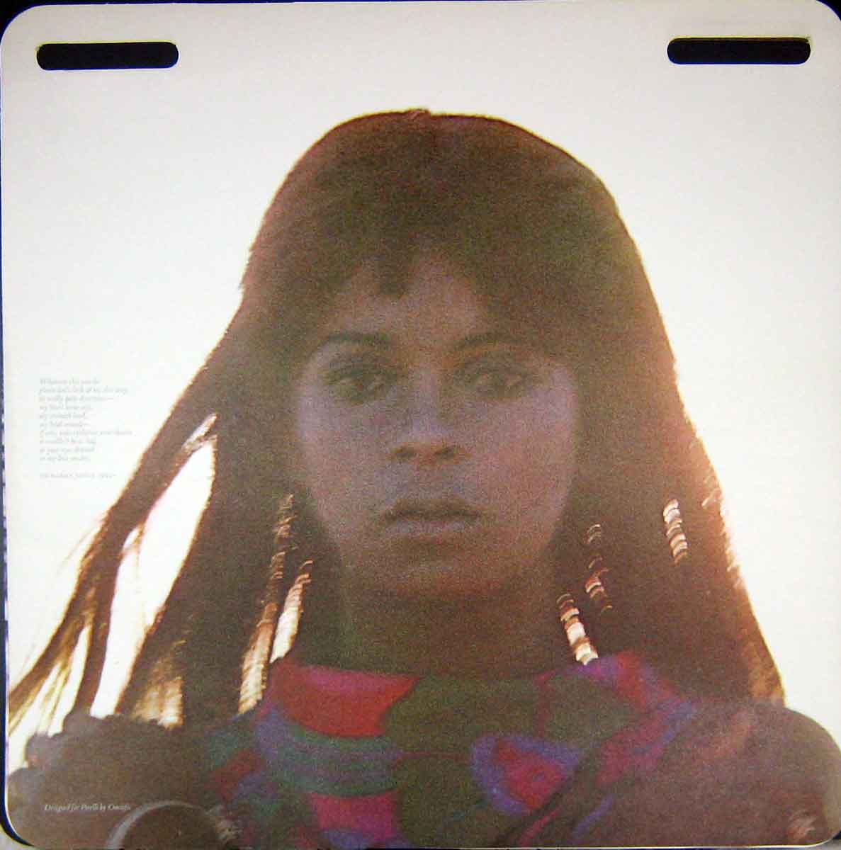 Old Vintage Print 1968 Portrait Beautiful Girl Karan Singh Poem Ronsard 20th