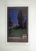 Original Old Vintage Print C1960 Colour Day Trip Reigate Stockwell Spradbery