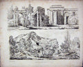 Original Old Antique Print 1807 Houses Buildings Countryside Ackermann Bryant