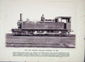 Original Old Antique Print 1912 Tank Suburban Passenger Locomotive Train Engine