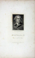 Original Old Antique Print 1823 Portrait Charles James Fox Bragg 19th Century