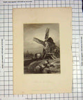 Original Old Antique Print Engraving Mill Hague Stanfield Brandard