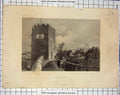 Original Old Antique Print View Chester England Tower Engraving Godfrey Warren
