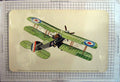 Original Old Antique Print Bristol Fighter 14 F 28 Rolls Royce Falcon 111