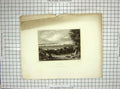 Original Old Antique Print 1831 View New York America Ships Engraving Fenner