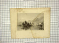 Original Old Antique Print 1839 View Caldwell Lake Georga Cousen Bartlett 19th