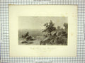 Original Old Antique Print C1850 View Beverly Coast Massachusetts Cassell 19th