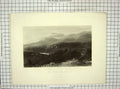 Original Old Antique Print C1850 Hinselwood Martin Smoky Mountains Carolina