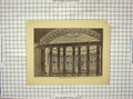 Original Old Antique Print C1850 Chamber Representatives Washington America