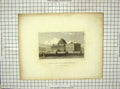 Original Old Antique Print 1831 Capitol United States Washington Fenner Brown