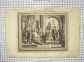 Original Old Antique Print C1850 Columbus Discovery America King Queen Spain