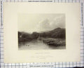Original Old Antique Print Engraving Floyd Goodrich Castle River Boats