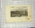 Original Old Antique Print Pugin Nash Engraving Hotel Des Monnaies Architecture